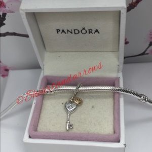 pandora key to my heart charm pandora key to my heart charm